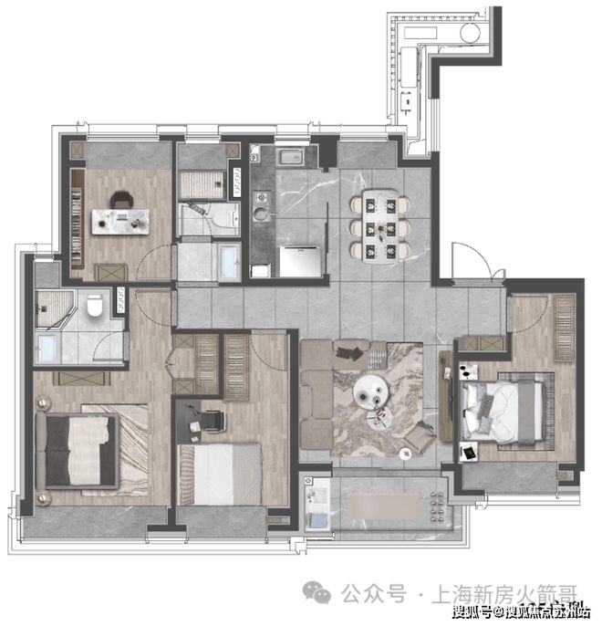 开元棋盘上海中环云悦府官方发布！中环云悦府售楼处详情—最新动态【官】(图8)